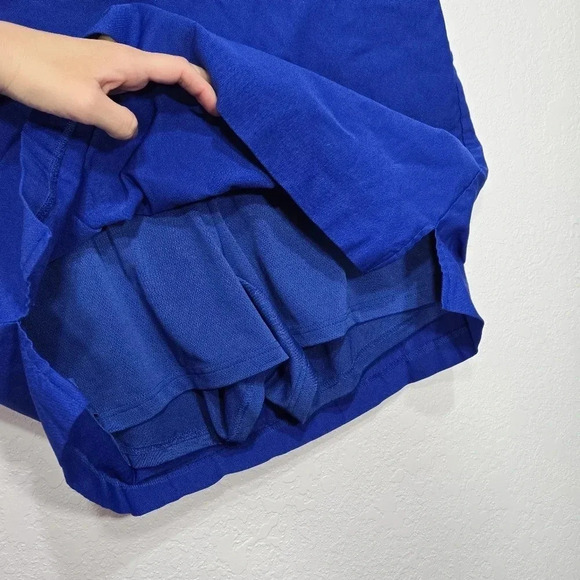 Raffaella Comfort XXL Stretchy Athletic Skort Blue Short Skirt with Mesh Shorts - Picture 6 of 8